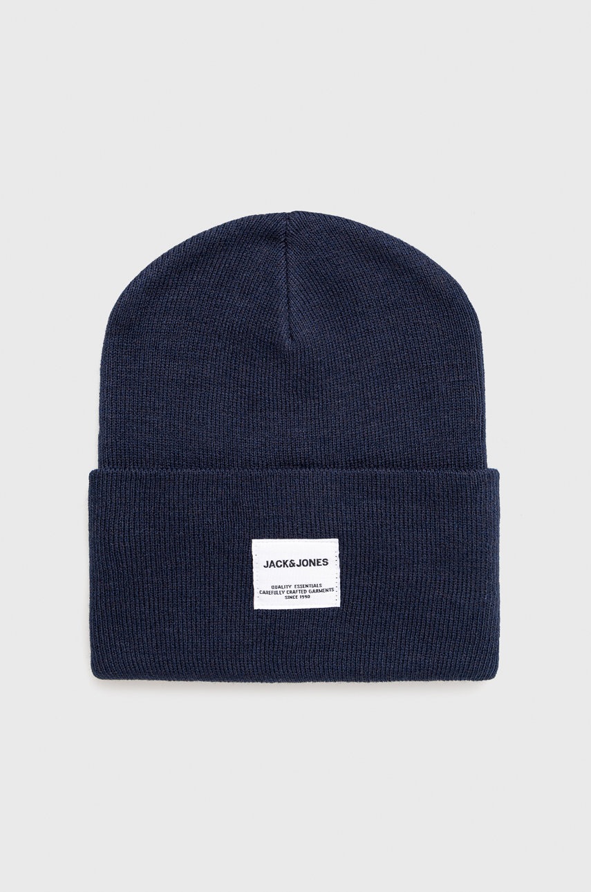 

Шапка Jack & Jones в тъмносиньо, Тъмносин