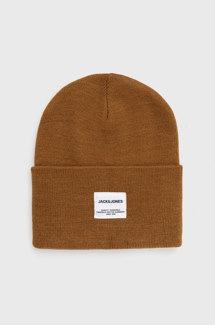 

Шапка Jack & Jones в кафяво, Кафяв