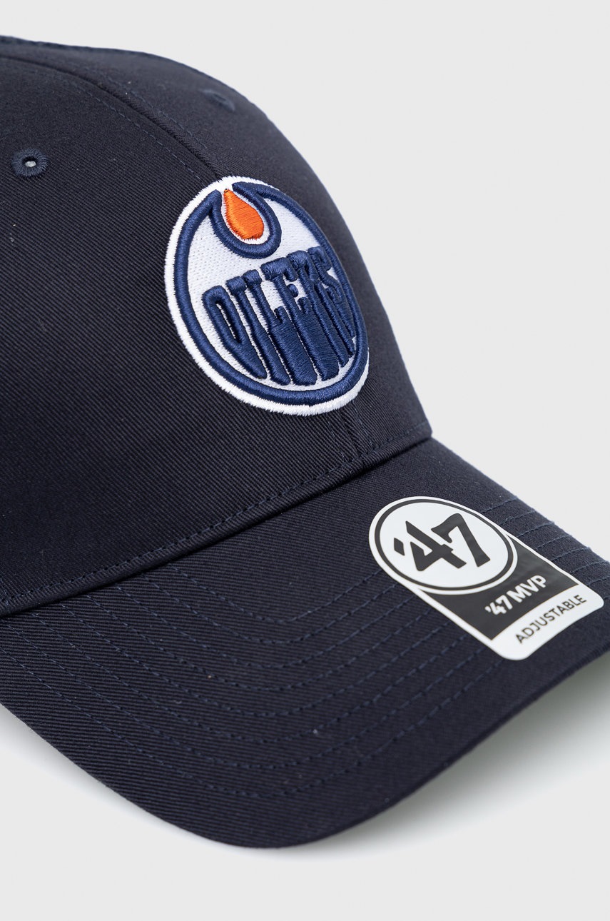 

Кепка 47brand Edmonton Oilers цвет синий с аппликацией