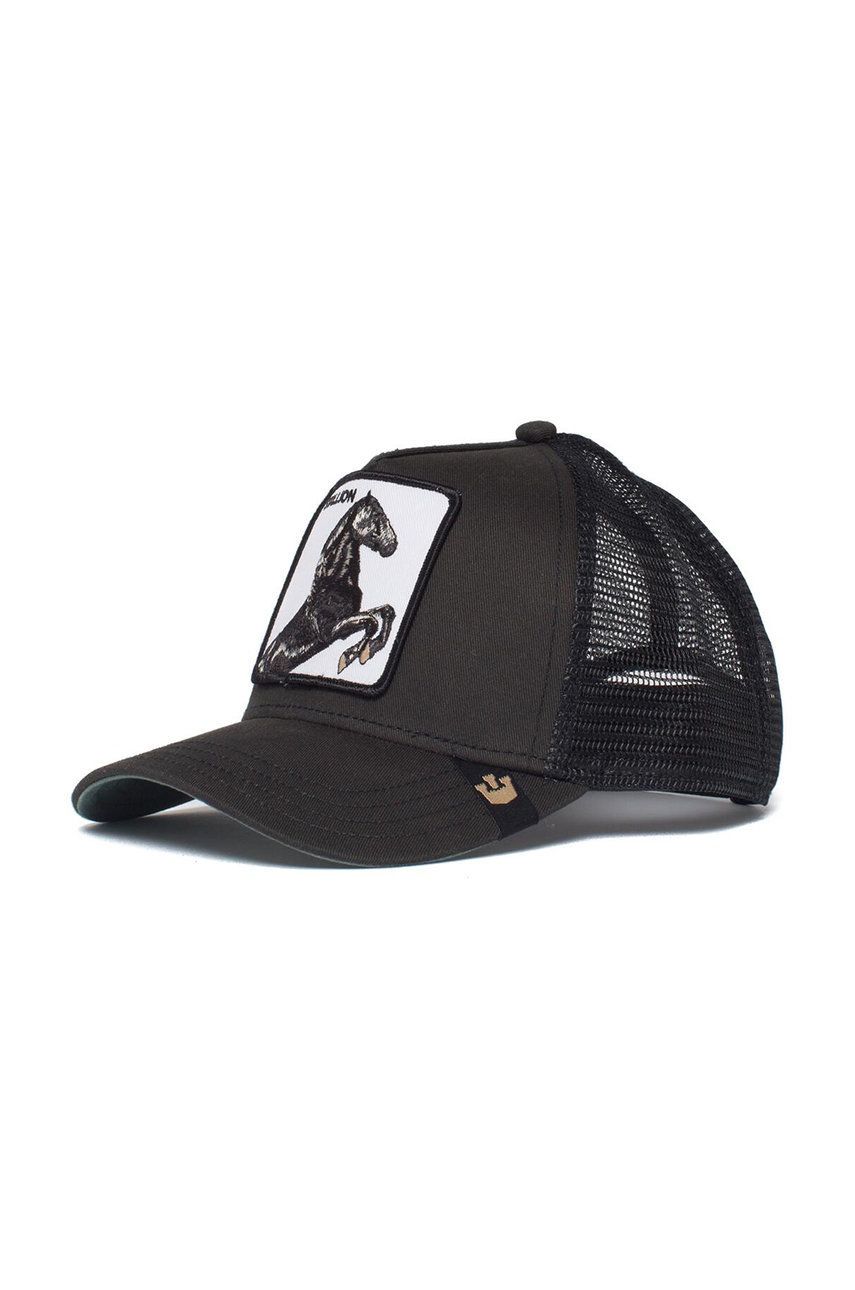 Goorin Bros șapcă culoarea negru, cu imprimeu