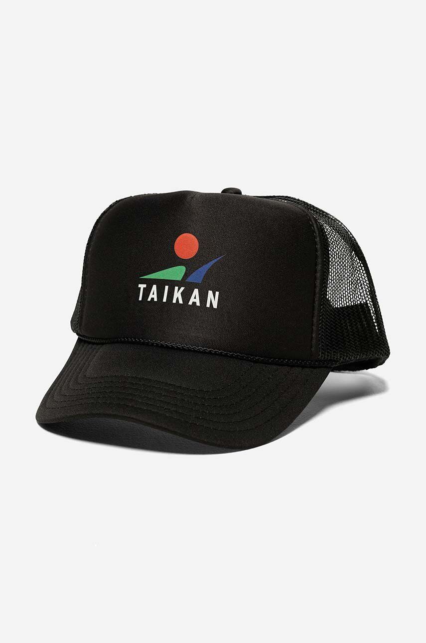 Taikan șapcă Trucker Cap culoarea negru, cu imprimeu TA0004.BLK-BLK