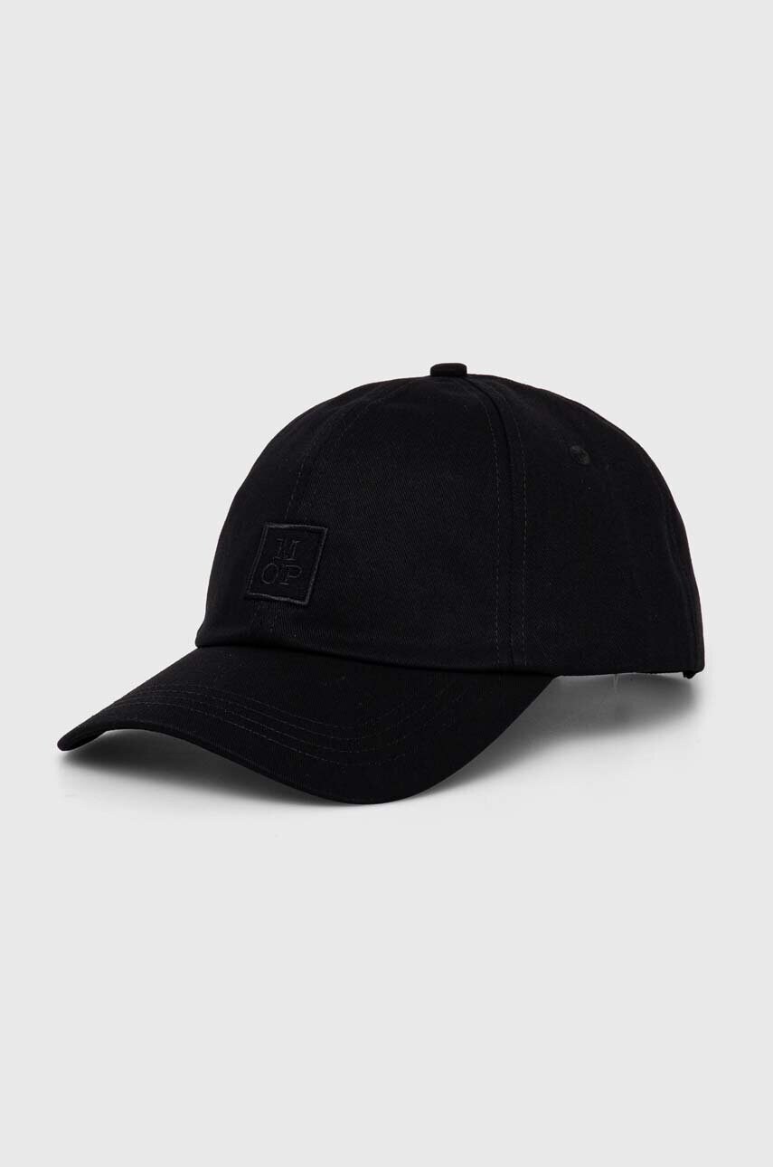 Marc O\'Polo șapcă de baseball din bumbac culoarea negru, cu imprimeu