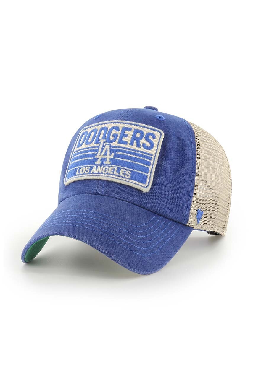 

Шапка с козирка 47 brand MLB Los Angeles Dodgers в синьо с апликация B-FRSTK12BXP-JV, Син