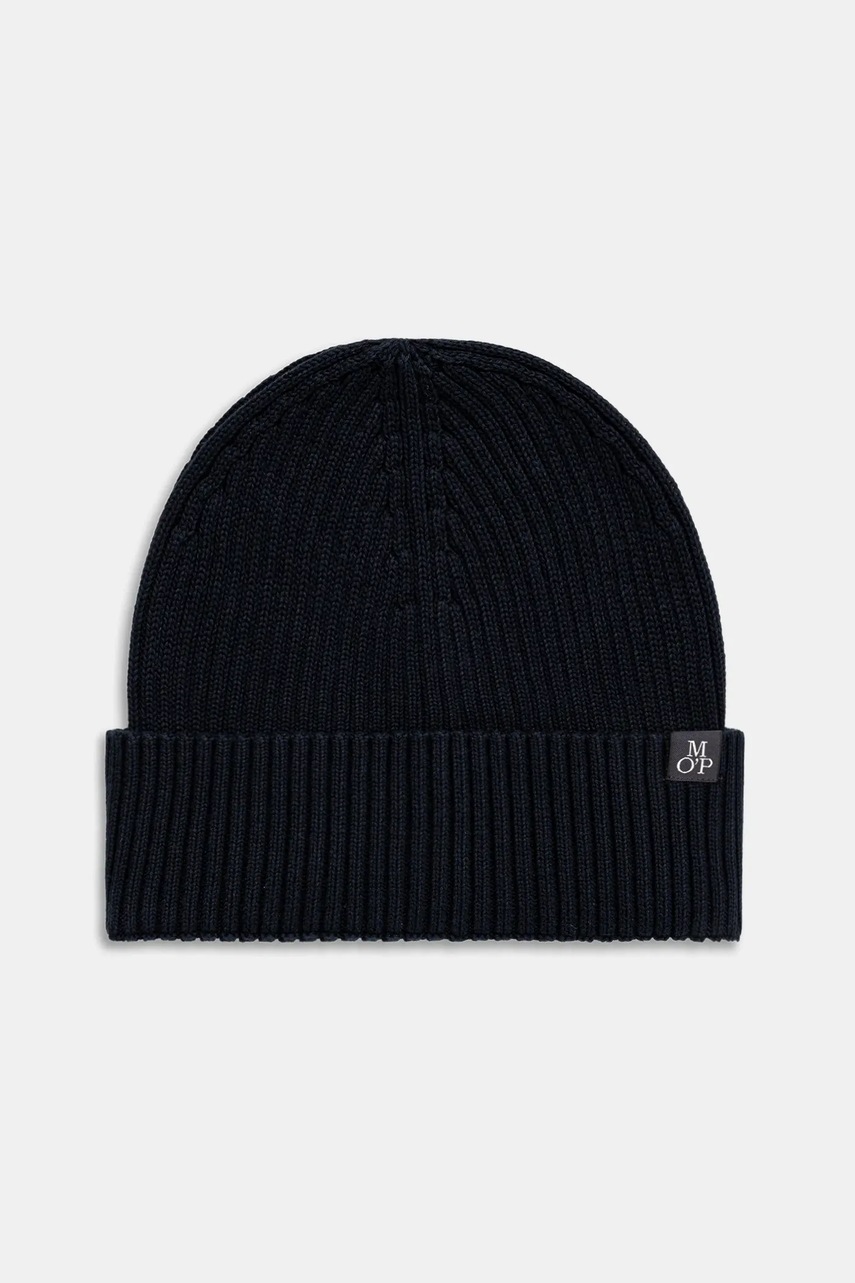 Marc O\'Polo căciulă din bumbac culoarea bleumarin, din țesătură unia, M29502201116
