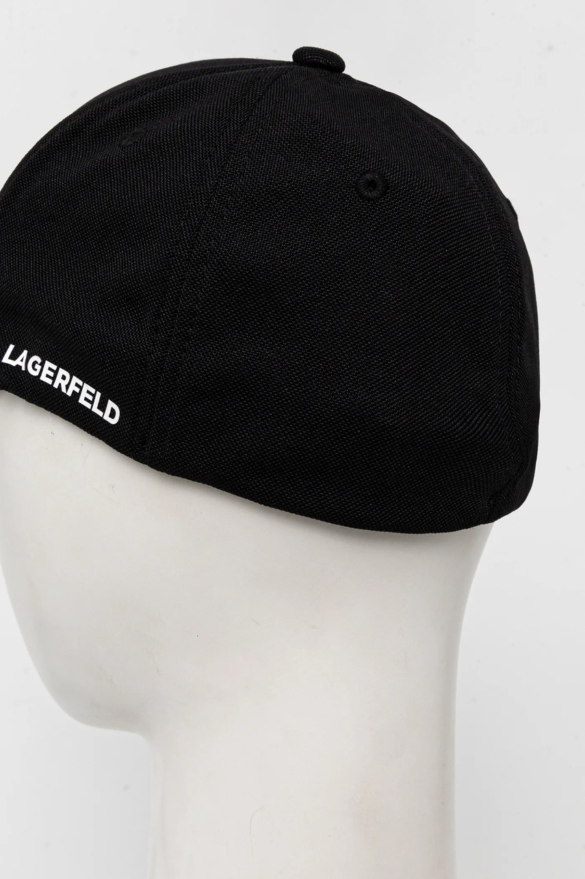 Кепка Karl Lagerfeld цвет чёрный с аппликацией 500118.805710 Кепка Karl Lagerfeld цвет чёрный с аппликацией 500118.805710