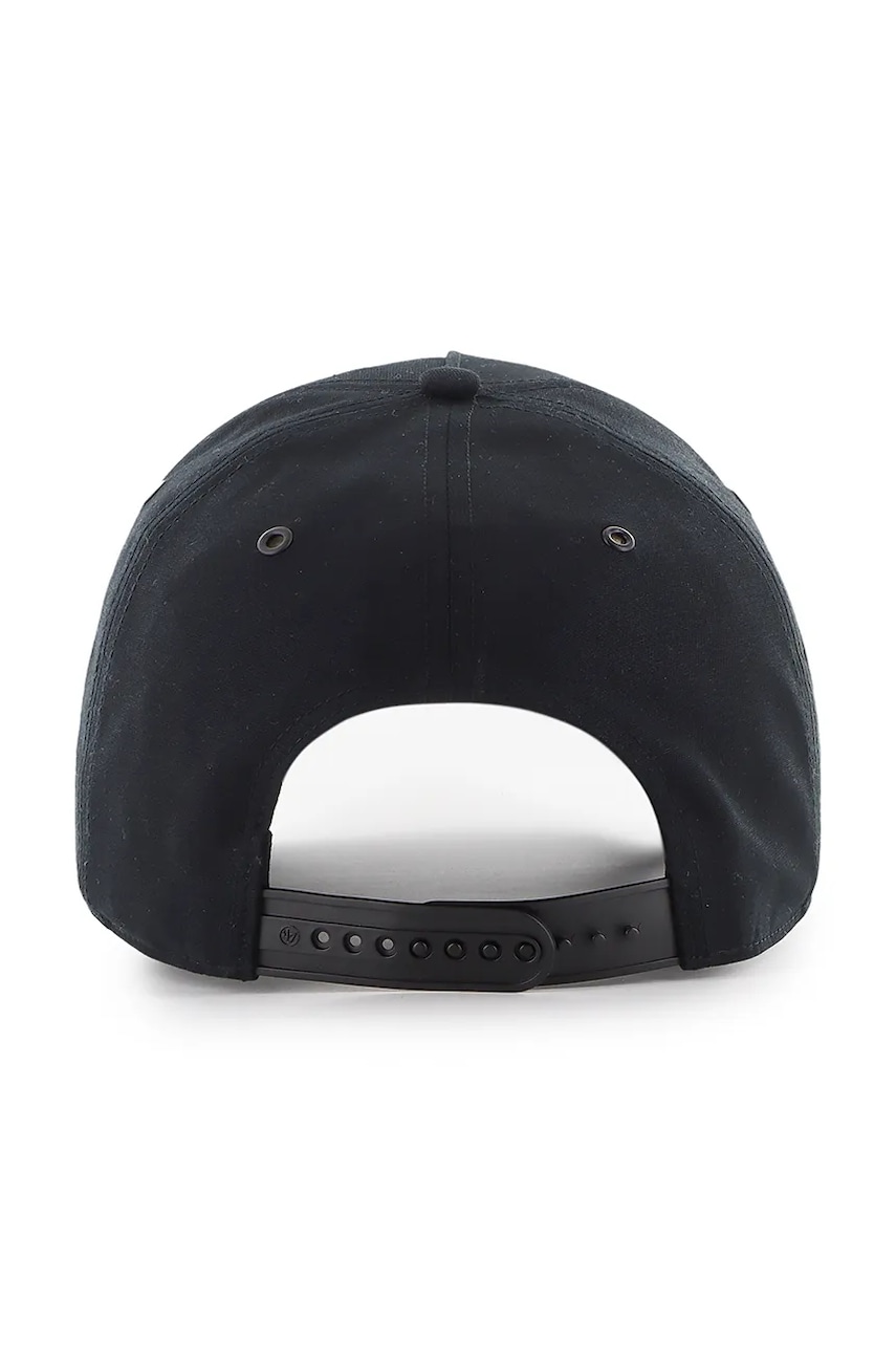 Хлопковая кепка 47 brand MLB New York Yankees цвет чёрный с аппликацией B-PRPDT17GWP-BK Хлопковая кепка 47 brand MLB New York Yankees цвет чёрный с аппликацией B-PRPDT17GWP-BK