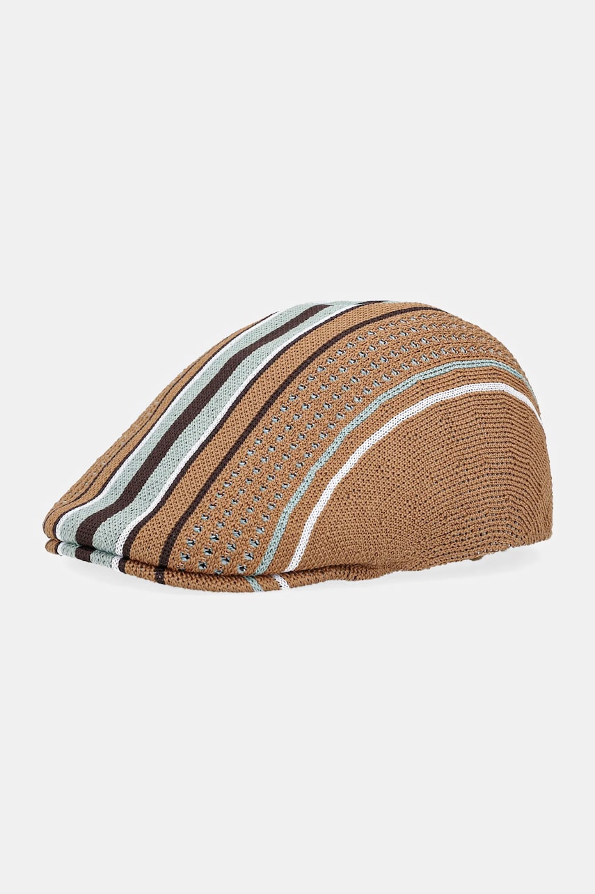 Kangol bască CLUBHOUSE STRIPE 507 bărbați, culoarea verde, K3748.TS241 Kangol bască CLUBHOUSE STRIPE 507 bărbați, culoarea verde, K3748.TS241