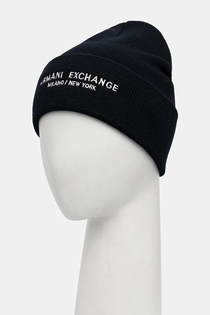 Шапка Armani Exchange цвет чёрный XM001637 AF16950 Шапка Armani Exchange цвет чёрный XM001637 AF16950