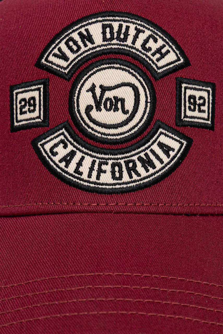 Кепка Von Dutch цвет бордовый VD.0.CAS1.BIK