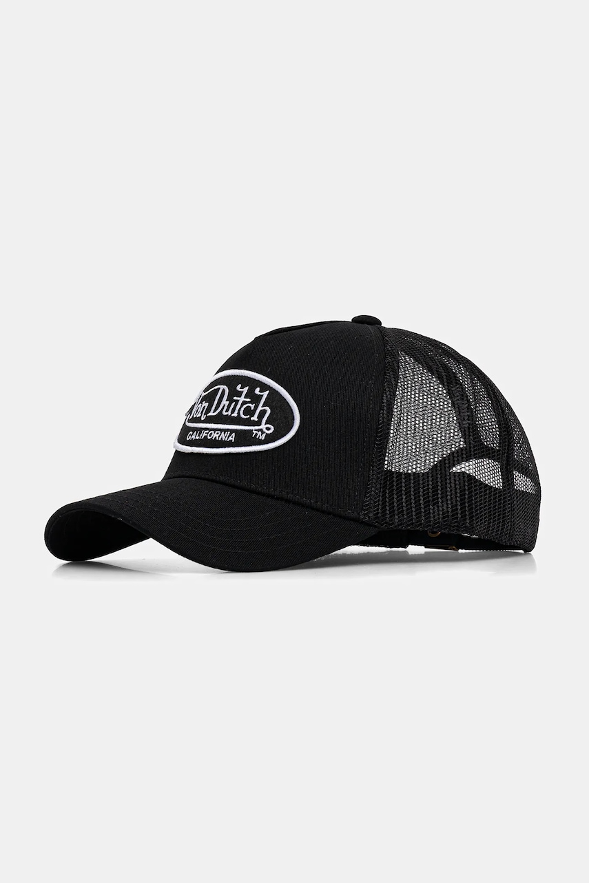 Von Dutch șapcă culoarea negru, VD.0.CAS1.LOFB5