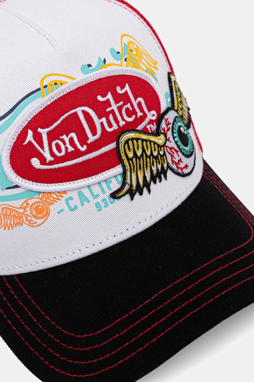 Кепка Von Dutch цвет красный VD.0.CAS1.PAT Кепка Von Dutch цвет красный VD.0.CAS1.PAT
