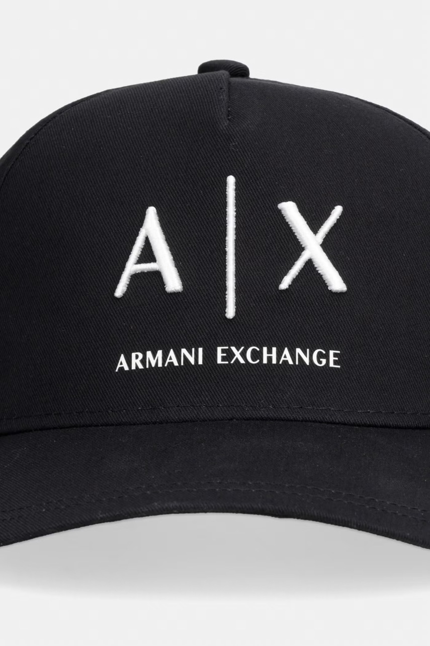Armani Exchange bejzbalová čiapka pánska bavlnená