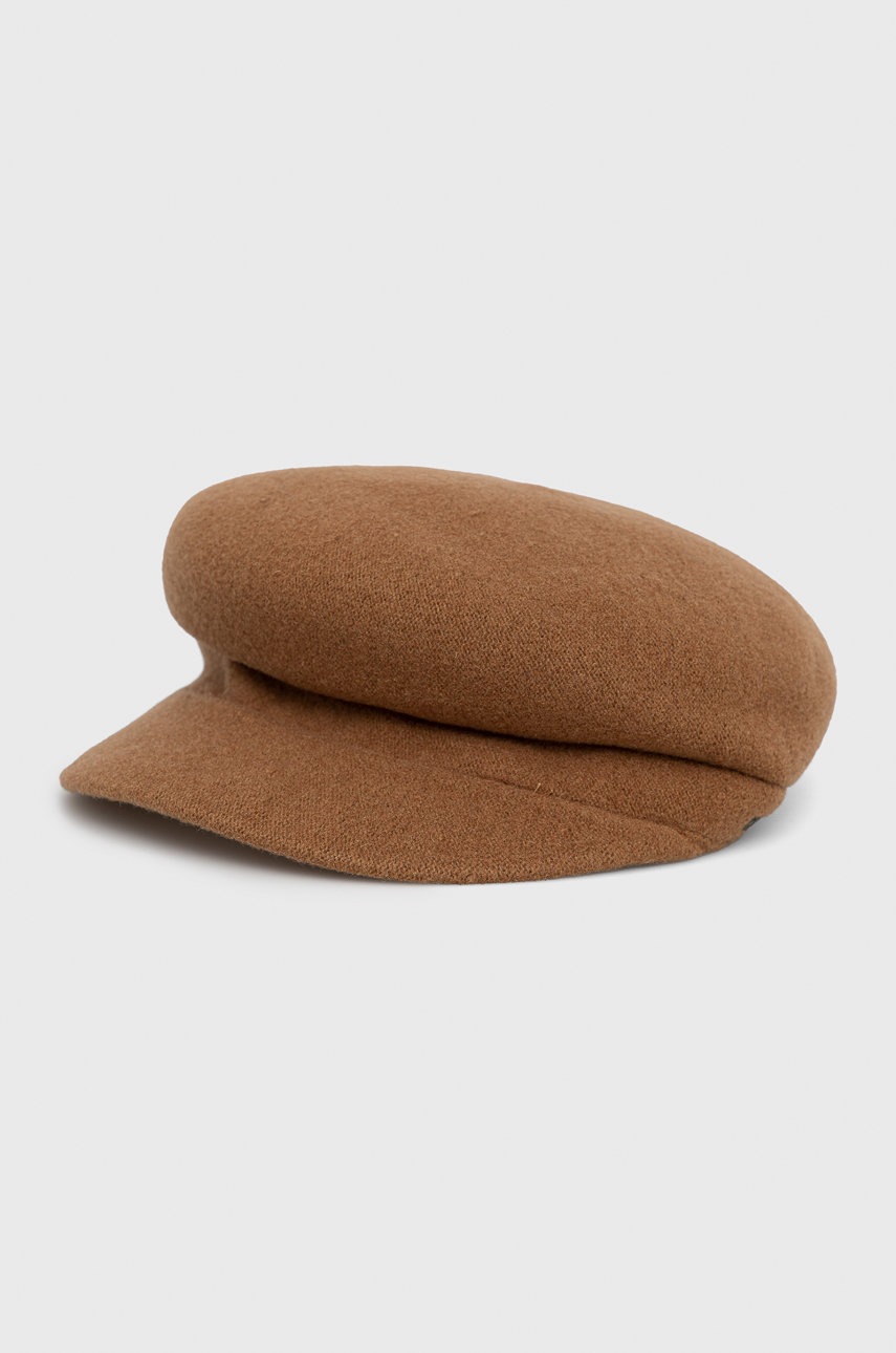 

Вълнен каскет Kangol в бежово от вълна, Бежов