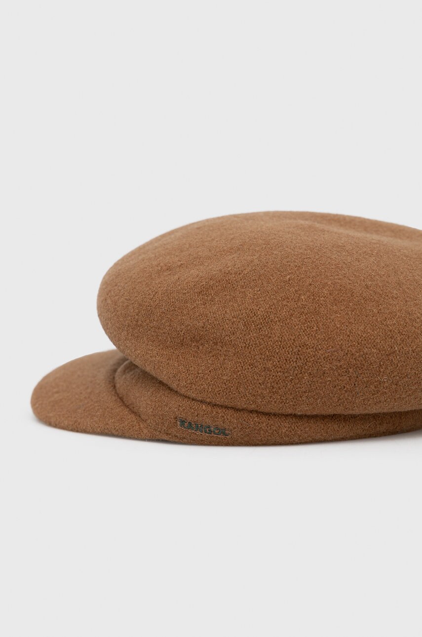 

Шерстяное кепи Kangol цвет бежевый шерсть