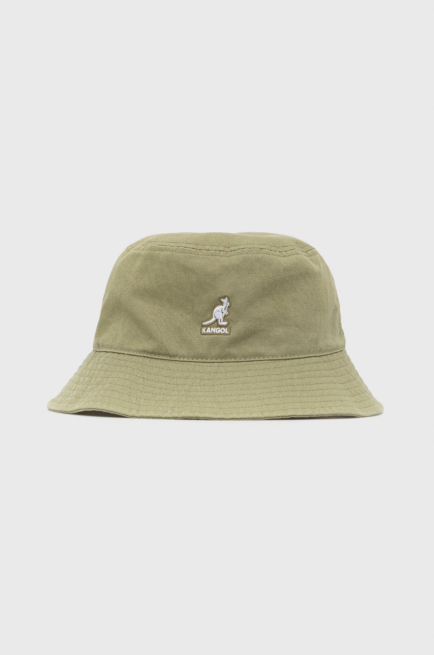 

Капела Kangol в зелено от памук, Зелен