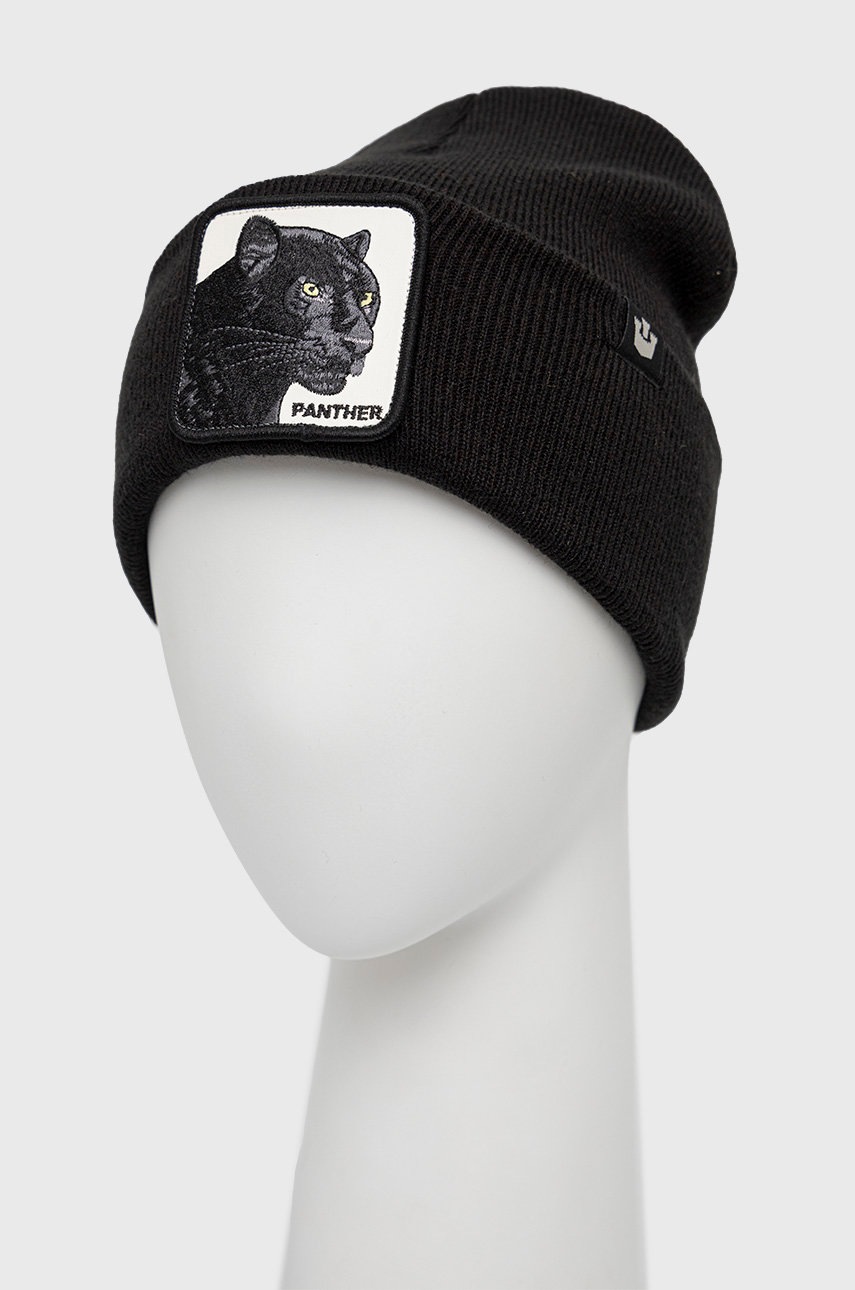 

Шапка Goorin Bros цвет чёрный из тонкого трикотажа