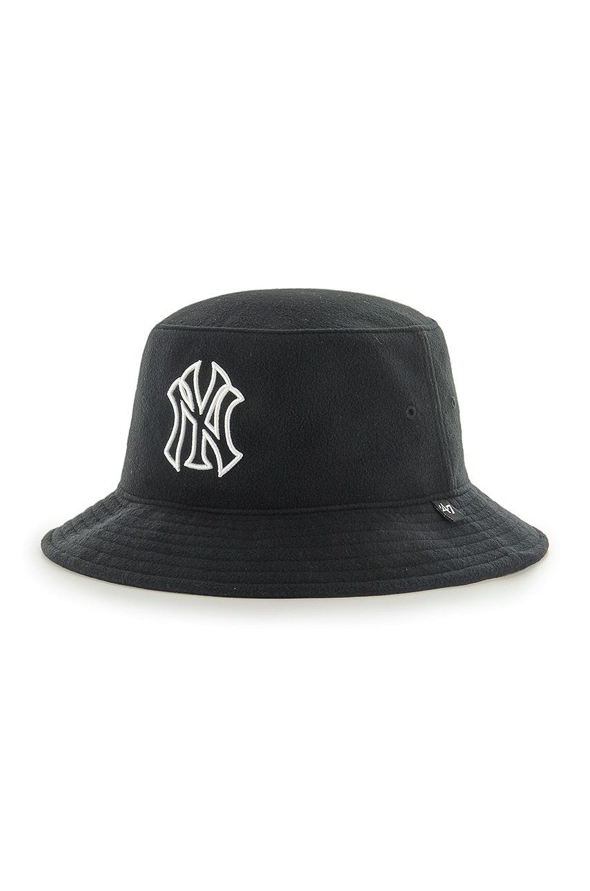 Klobouk 47brand MLB New York Yankees černá barva - černá -  100% Polyester