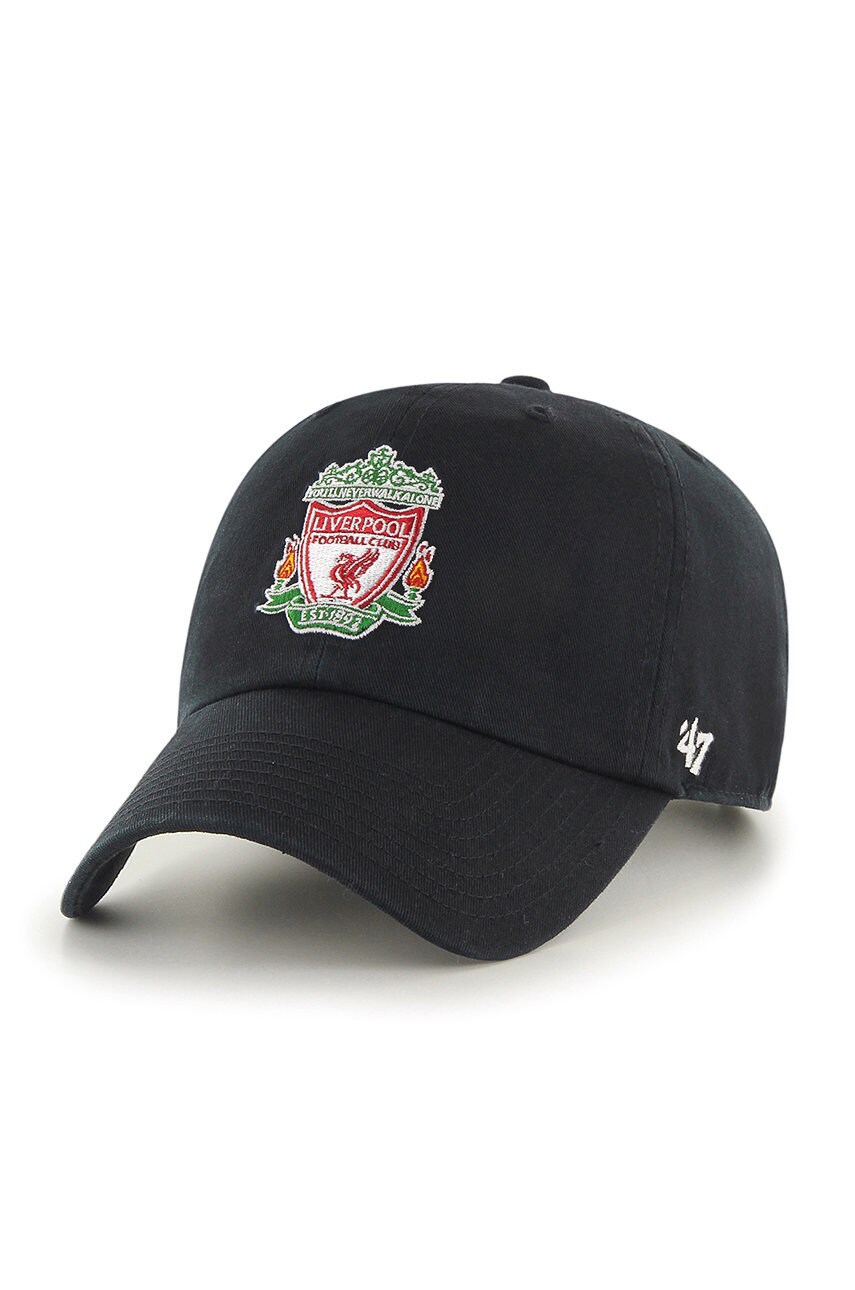 

Кепка 47brand EPL Liverpool цвет чёрный с аппликацией