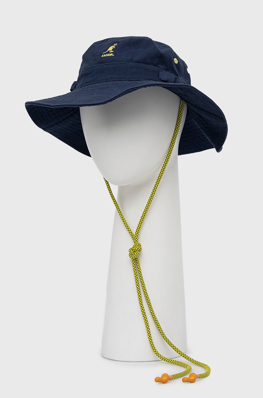 Levně Bavlněný klobouk Kangol tmavomodrá barva, bavlněný, K5302.NV411-NV411