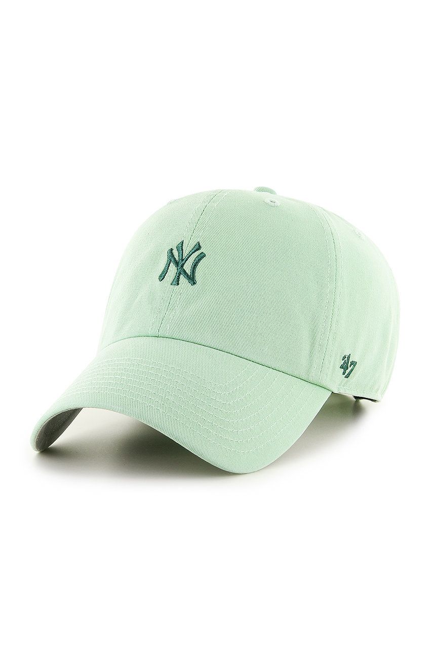 47brand Sapca New York Yankees Culoarea Verde, Cu Imprimeu