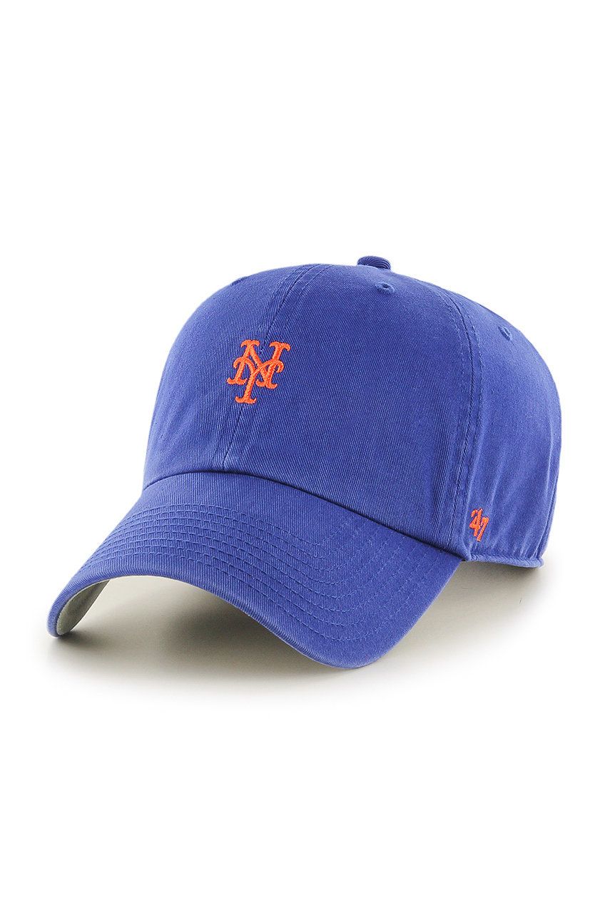 47brand czapka New York Mets kolor fioletowy z aplikacją