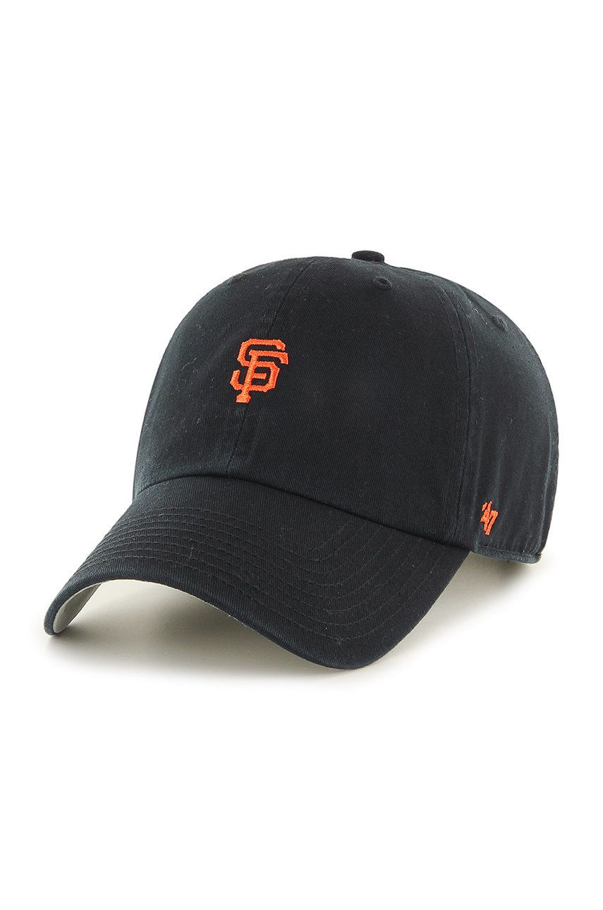 47brand czapka San Francisco Giants kolor czarny z aplikacją