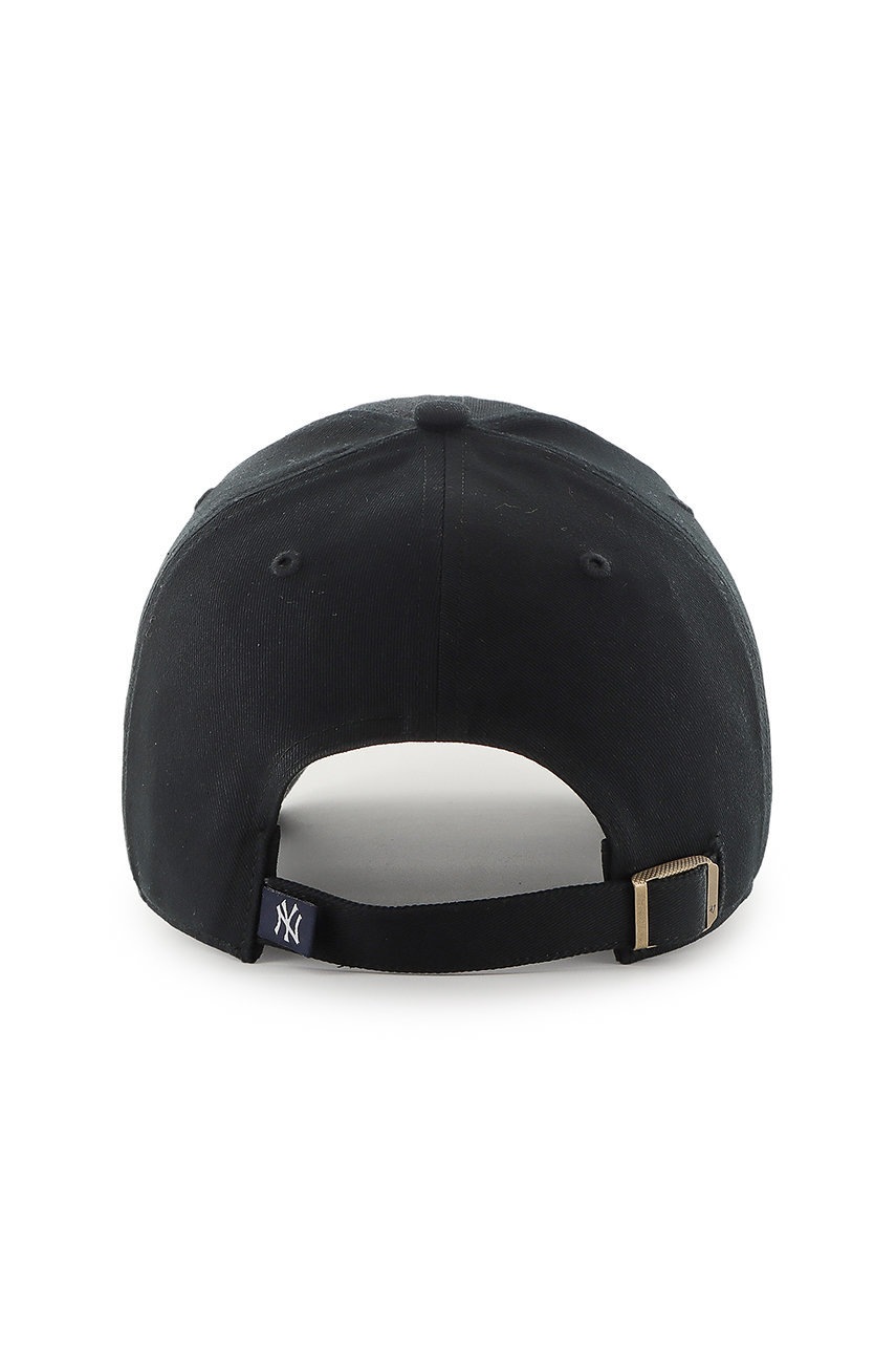 

Кепка 47brand New York Yankees колір чорний з аплікацією