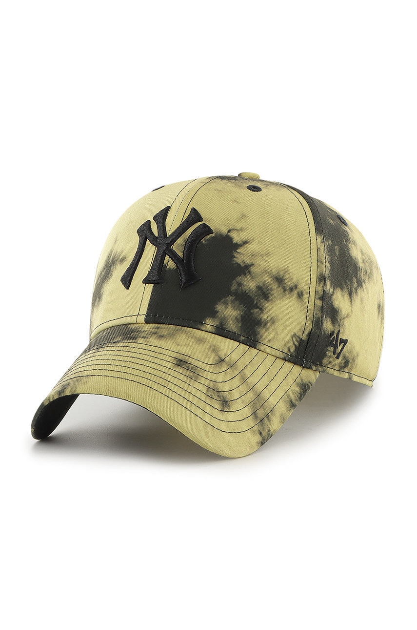 47brand sapca New York Yankees culoarea auriu, modelator