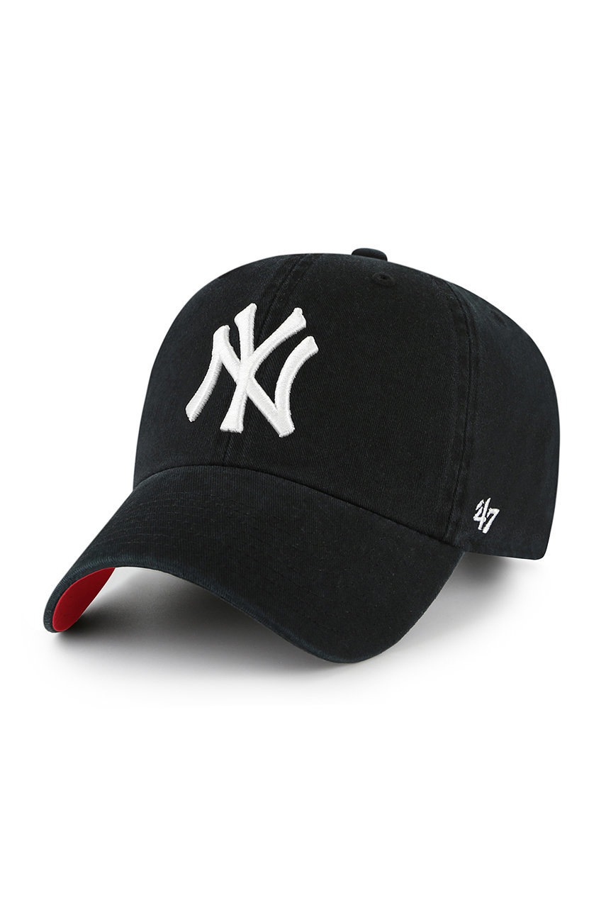 

Шапка 47brand Los Angeles Dodgers в черно с апликация, Черен