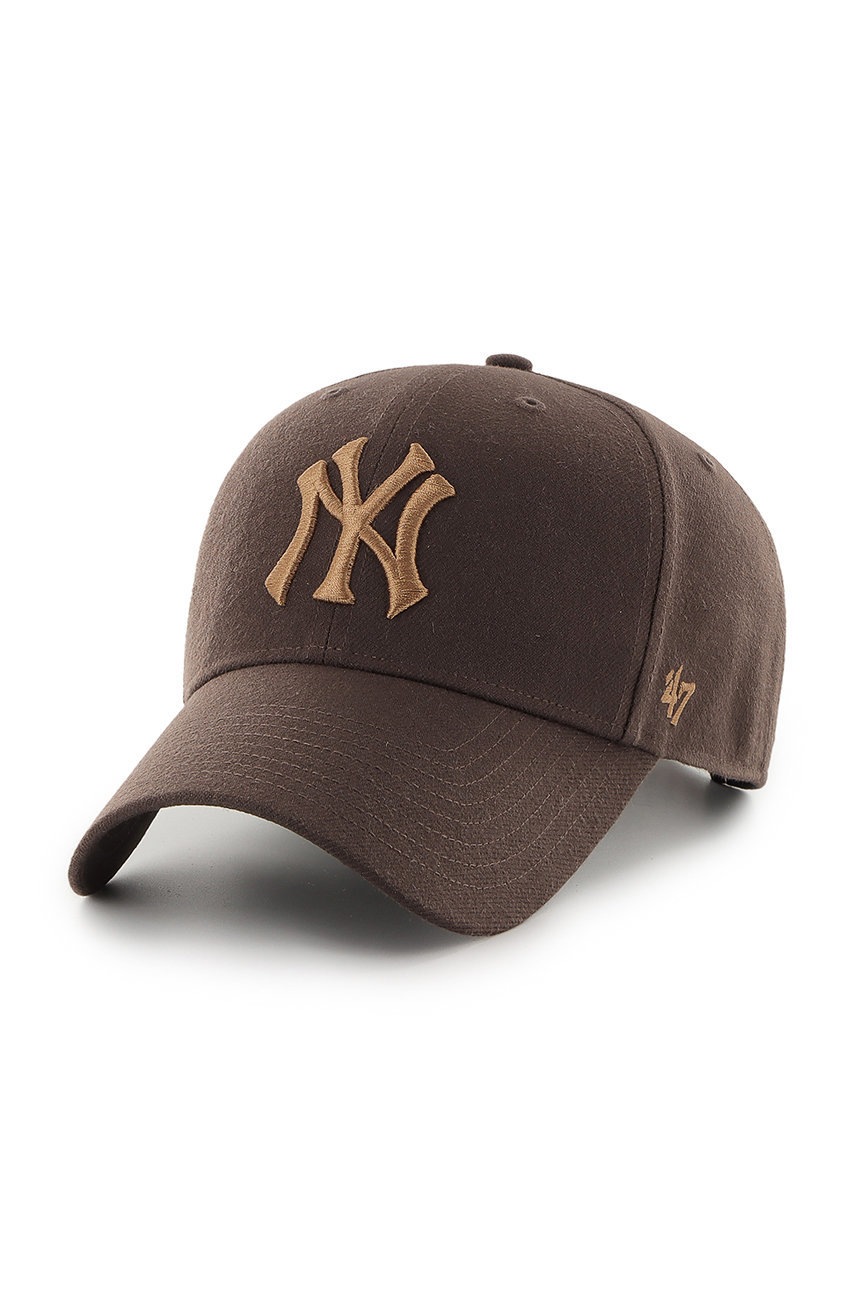 47brand-sapka-new-york-yankees-barna-nyomott-mintas
