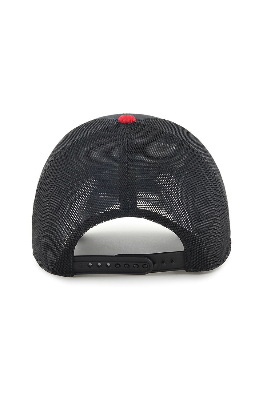 

Кепка 47brand Chicago Blackhawks колір чорний з аплікацією