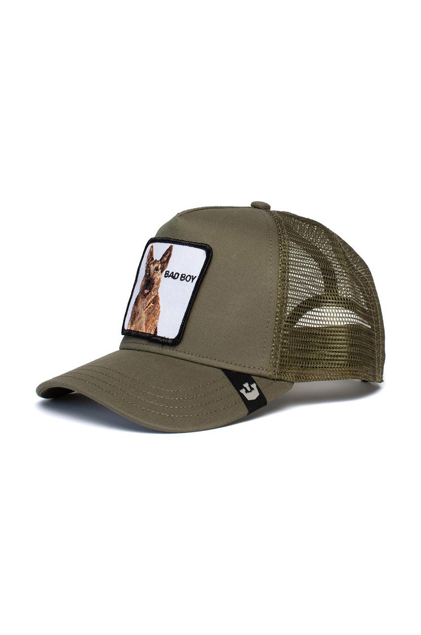 Goorin Bros caciula culoarea verde, cu imprimeu