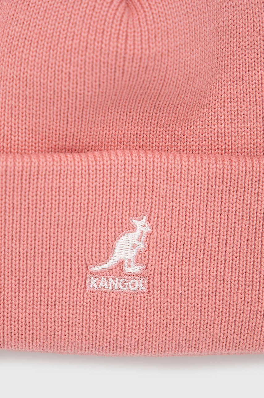 Kangol Caciula Culoarea Roz, Din Tricot Gros