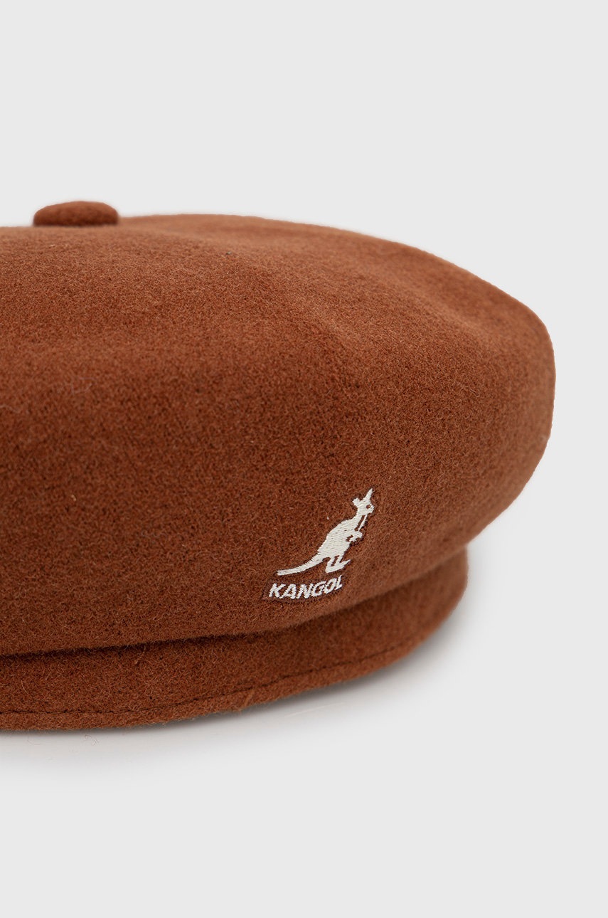 Kangol Bereta De Lana Culoarea Maro, De Lana