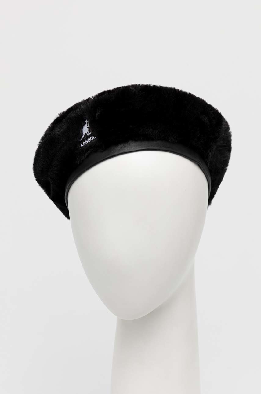 Μπερές Kangol χρώμα: μαύρο φωτογραφία
