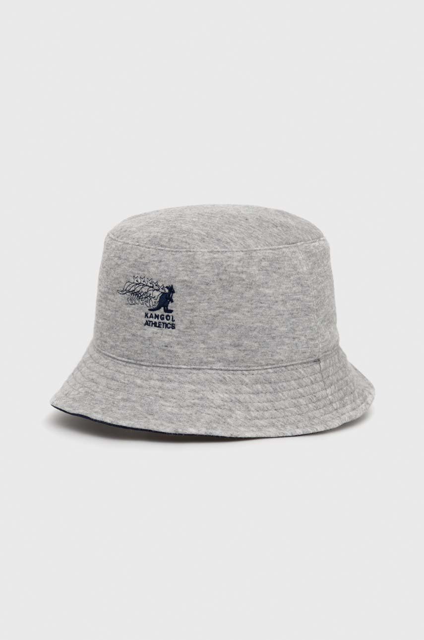 Levně Oboustranný klobouk Kangol šedá barva
