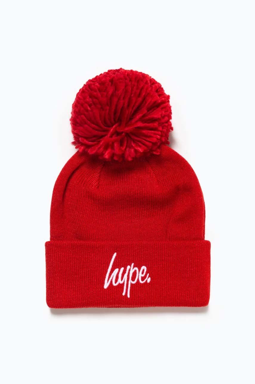 Hype czapka kolor czerwony
