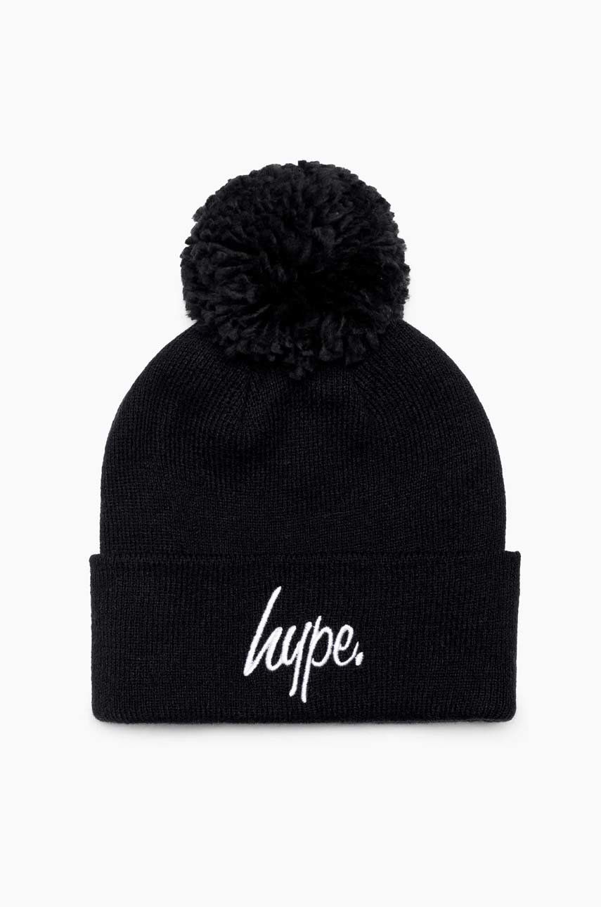Hype czapka kolor czarny