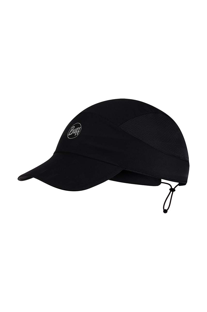 Buff șapcă culoarea negru, cu imprimeu