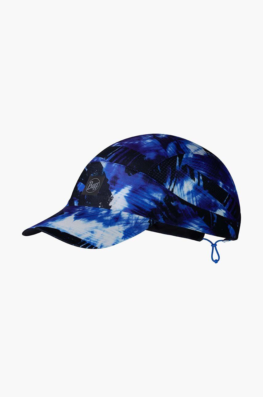 Čepice Buff tmavomodrá barva, vzorovaná - námořnická modř -  Materiál 4: 100 % Recyklovaný poly
