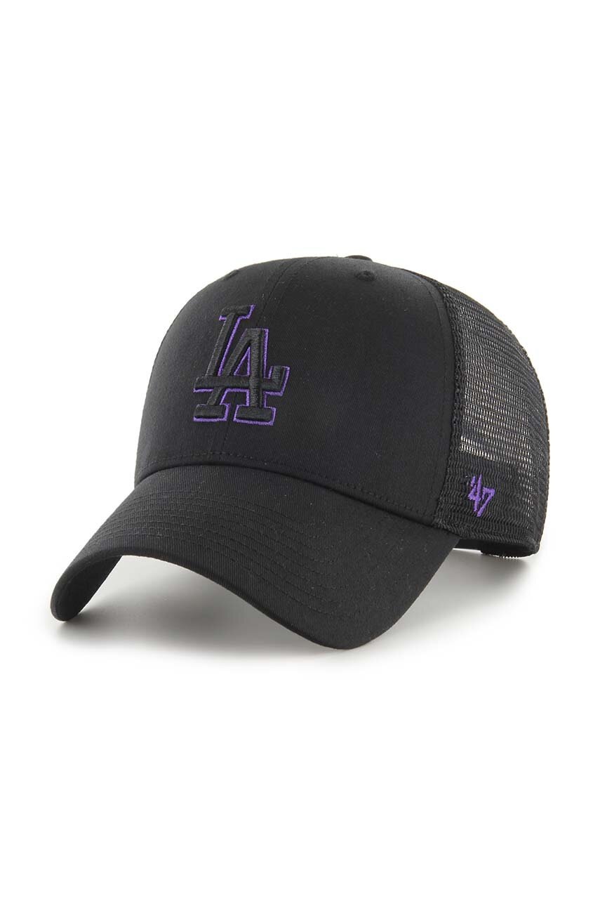 

Кепка 47brand MLB Los Angeles Angeles колір чорний з аплікацією