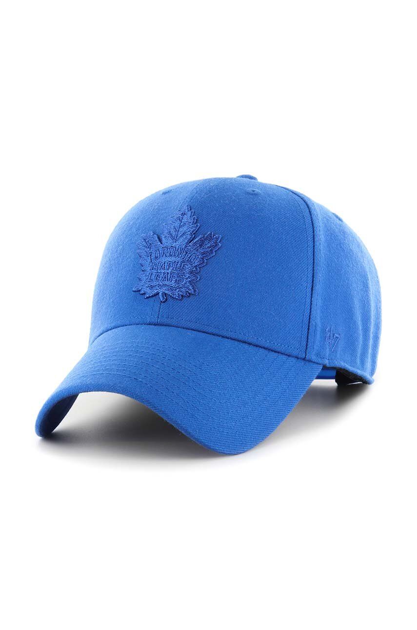 47brand șapcă din amestec de lână NHL Toronto Maple Leafs cu imprimeu