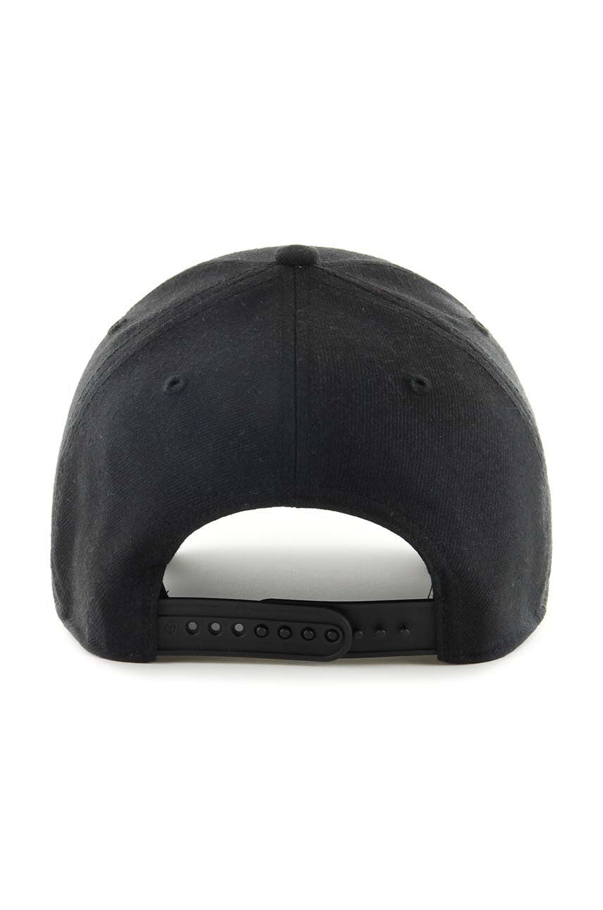 47brand șapcă De Baseball Din Bumbac MLB Batter Man Culoarea Negru, Cu Imprimeu