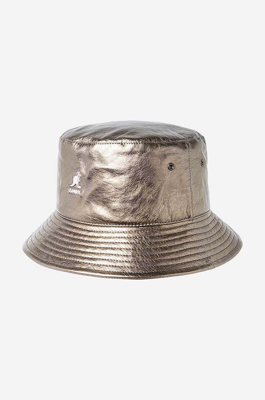 Kangol pălărie culoarea argintiu K4377.BRONZE.CRINKLE-BRONZE.CRI