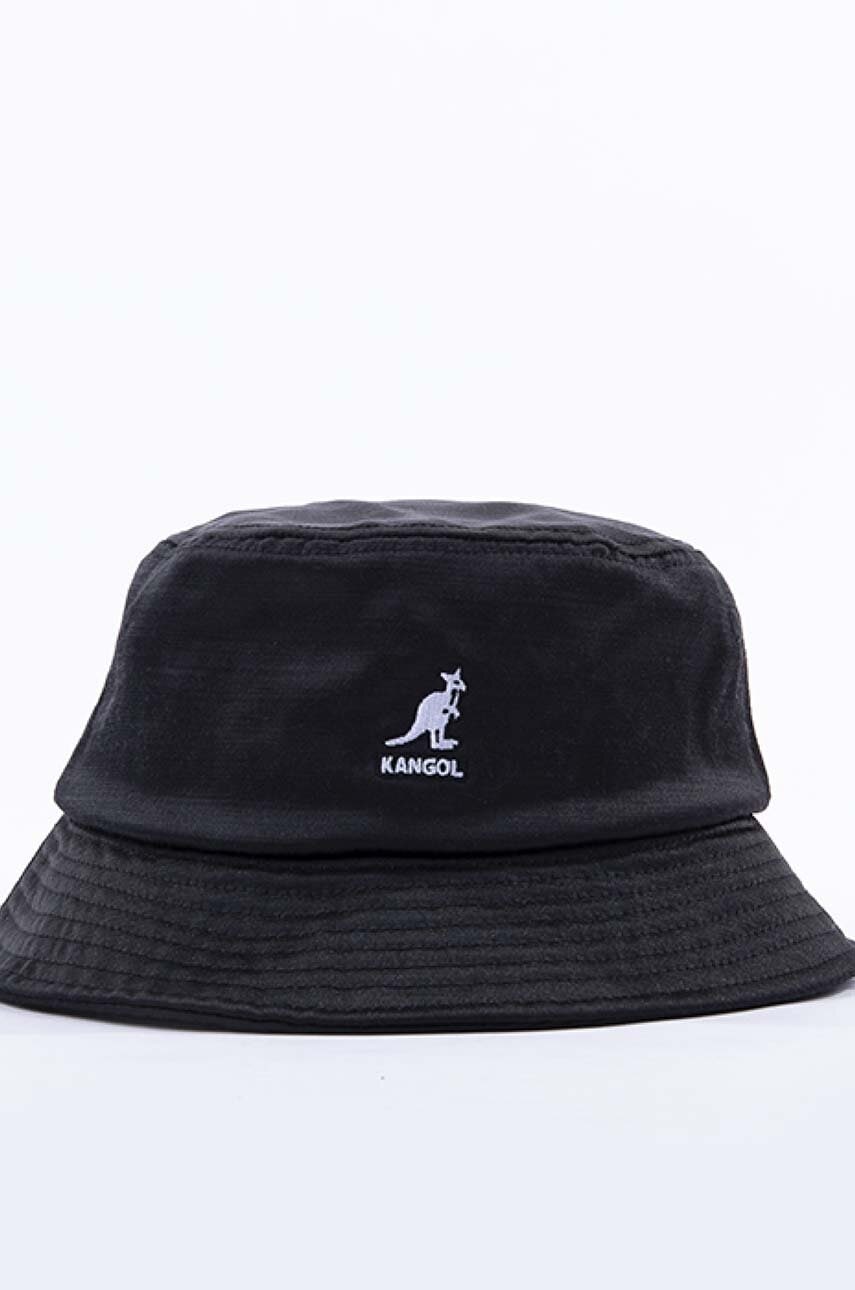 E-shop Klobouk Kangol Liquid Mecury Bucket černá barva, K5271.BLACK-BLACK