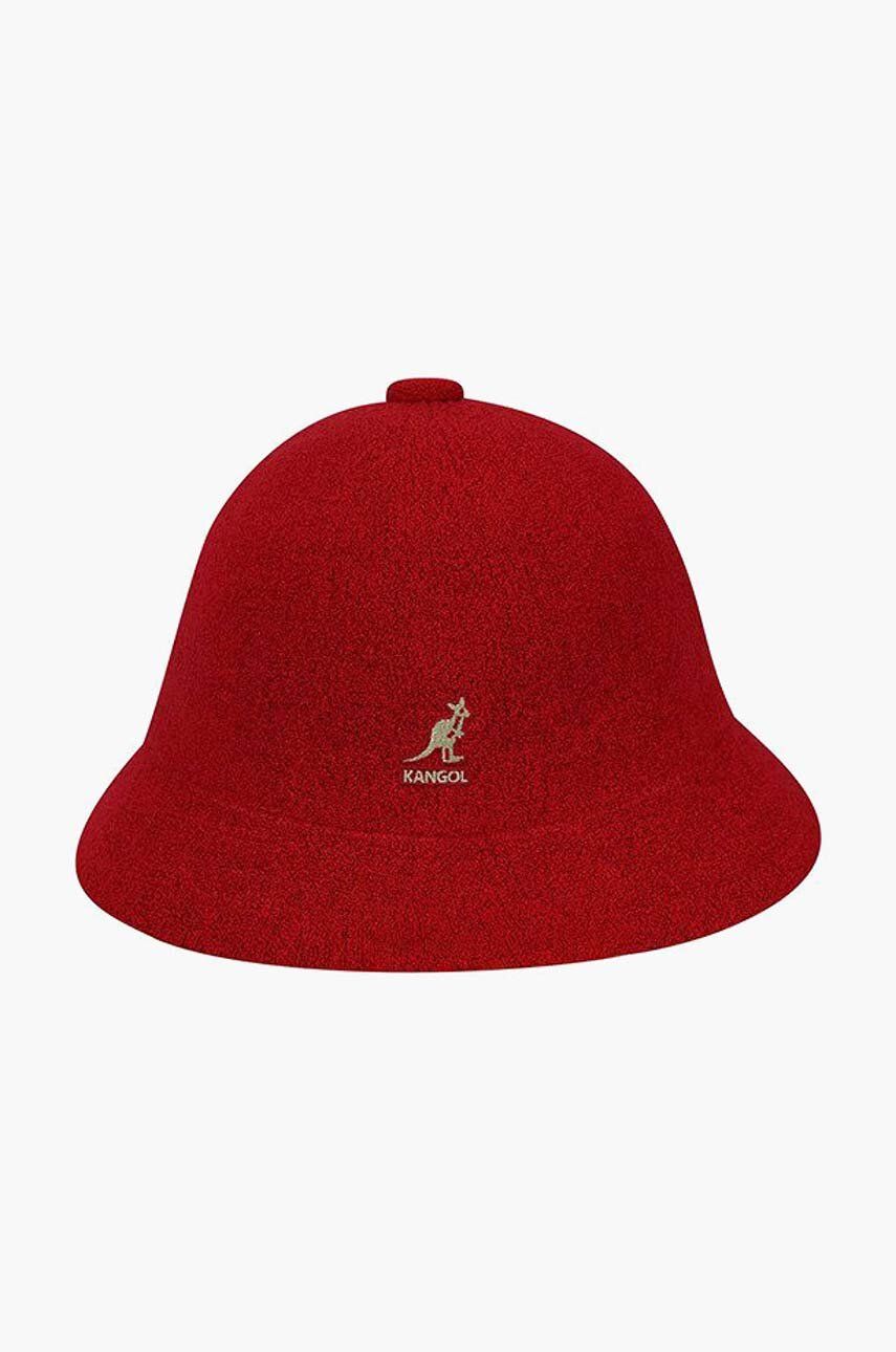 Levně Klobouk Kangol Bermuda Casual červená barva, 0397BC.SCARLET-SCARLET