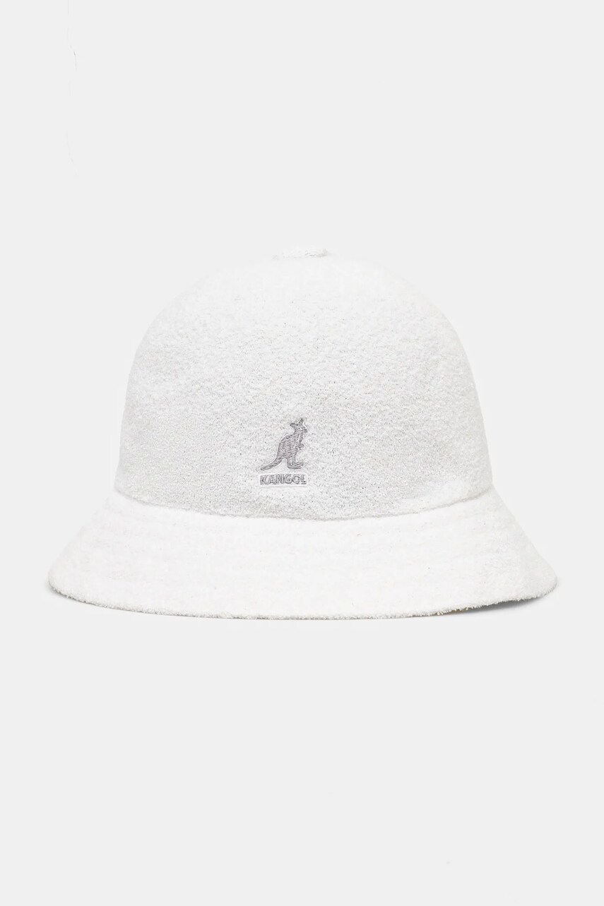 Levně Klobouk Kangol Bermuda Casual 0397BC WHITE bílá barva, 0397BC.WHITE-WHITE
