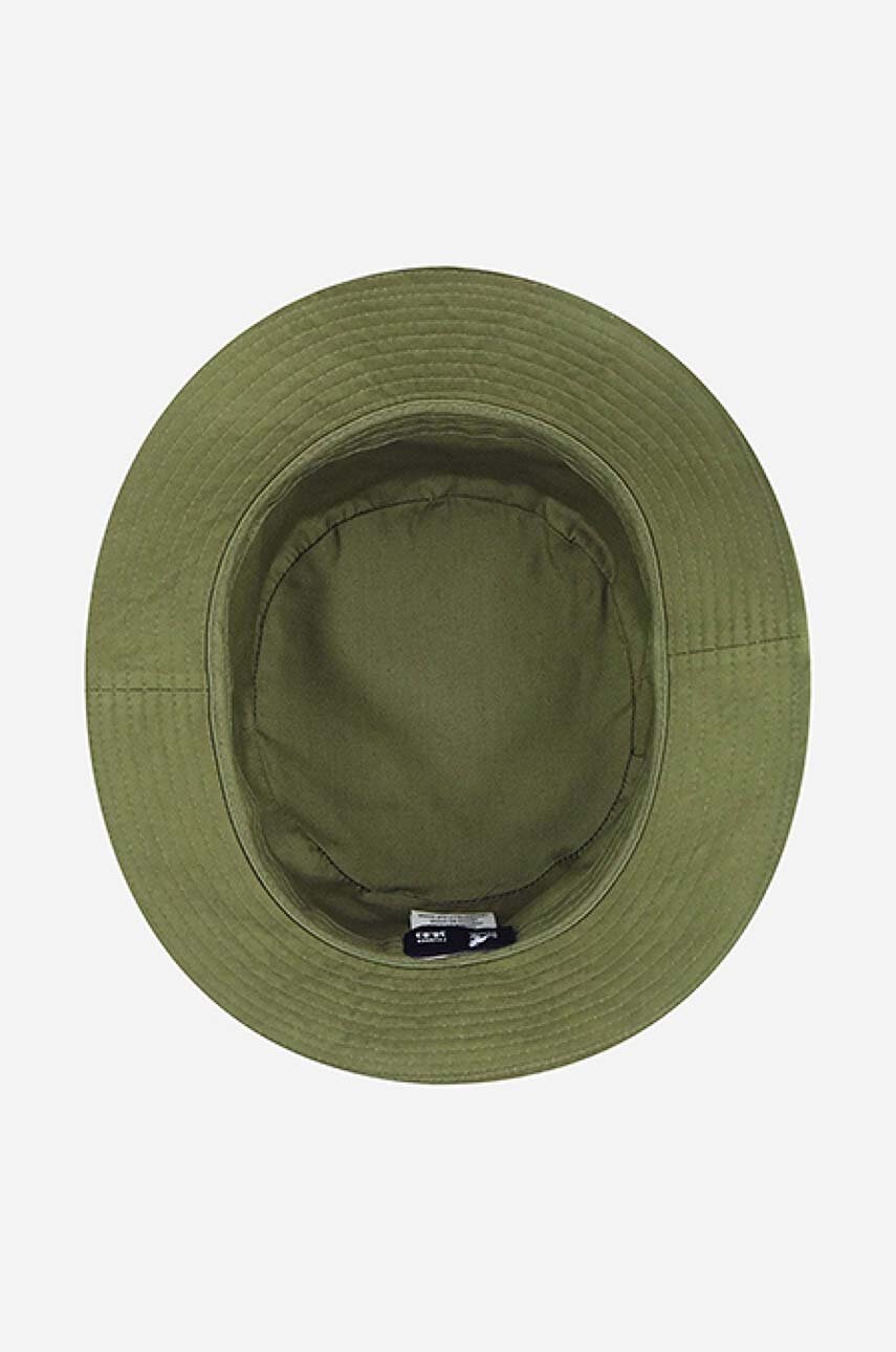 Καπέλο Kangol Cotton Bucket χρώμα: πράσινο φωτογραφία