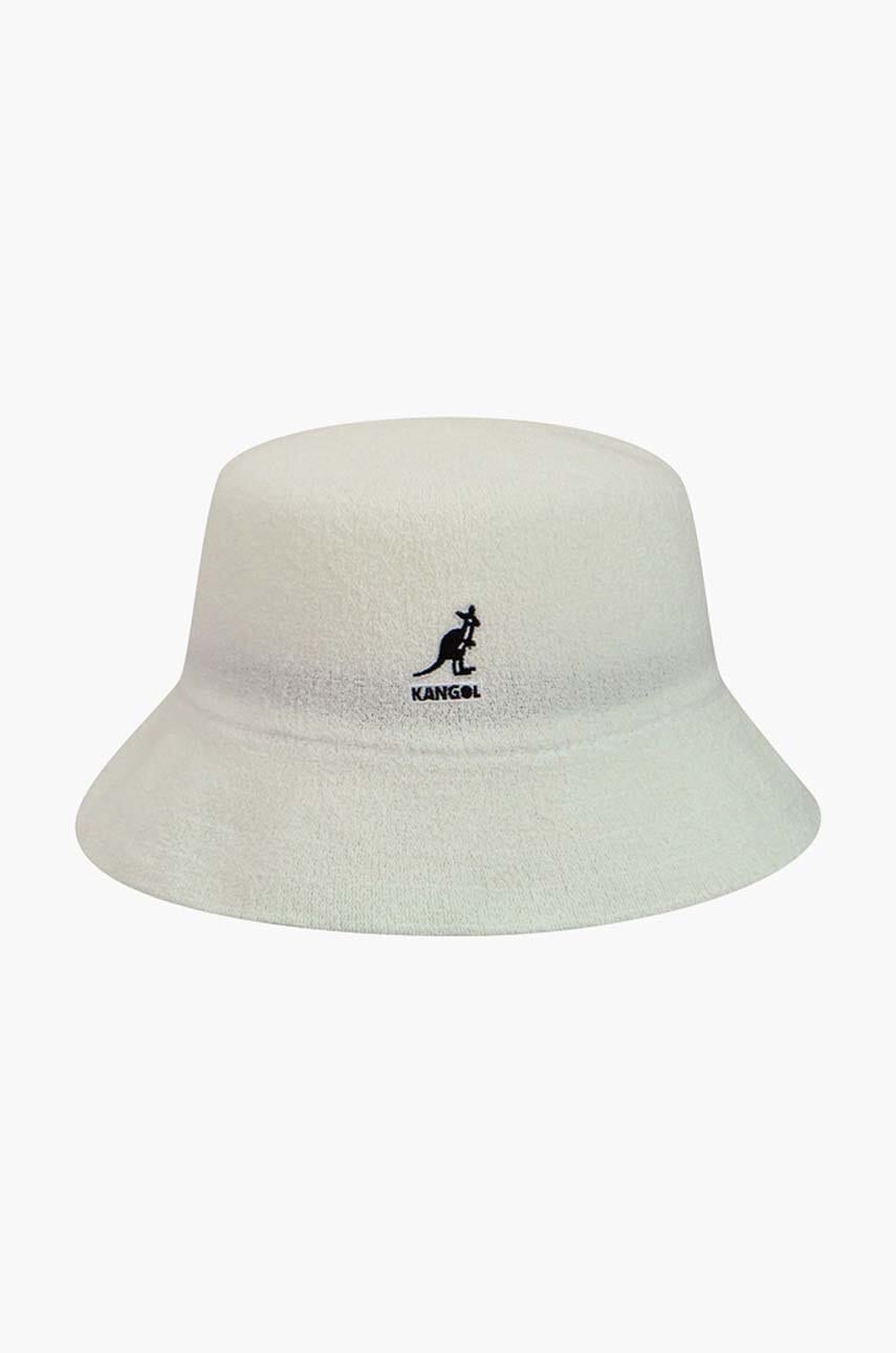 Kangol kapelusz Bermuda Bucket kolor biały K3050ST.WHITE-WHITE