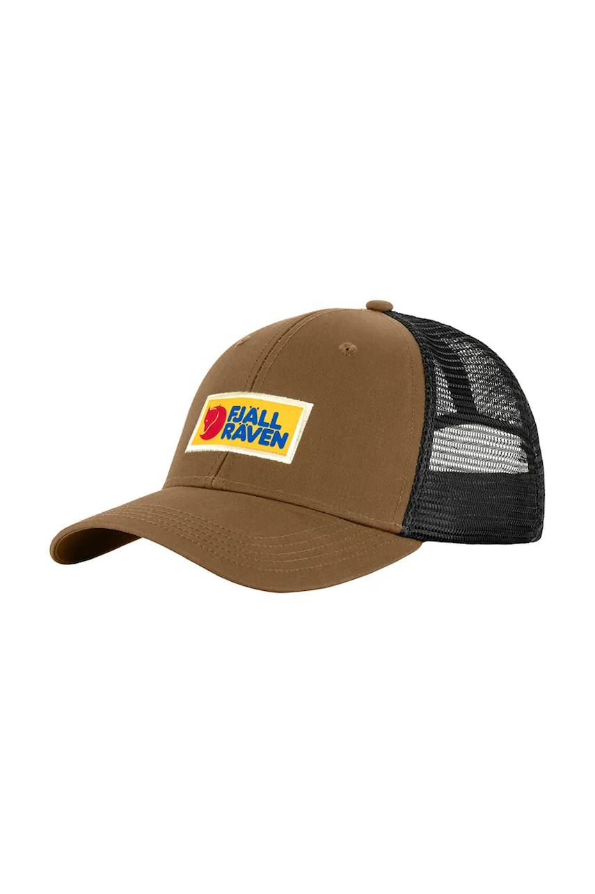 Fjallraven șapcă Vardag culoarea verde, cu imprimeu